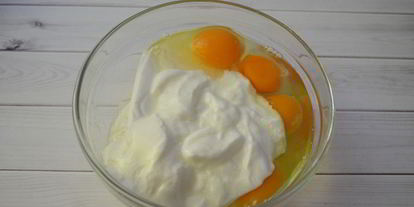 Шаг 1: творожной запеканки с кокосовой стружкой