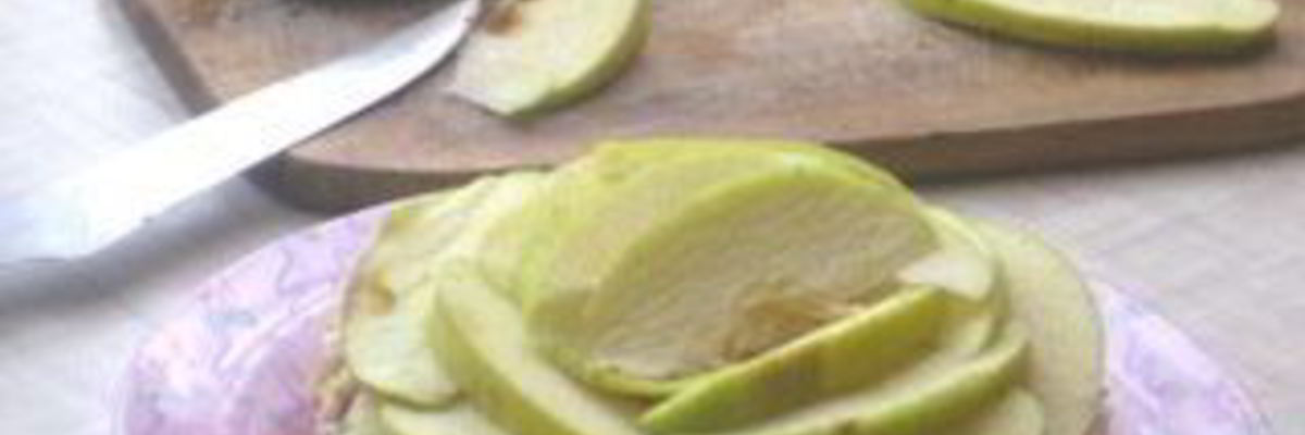 Рецепт Творожной запеканки Яблочные розы