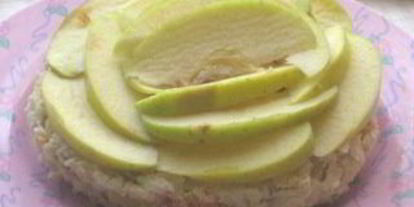 Шаг 5: творожной запеканки яблочные розы