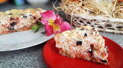 Рецепт Творожно-морковной запеканка с черносливом