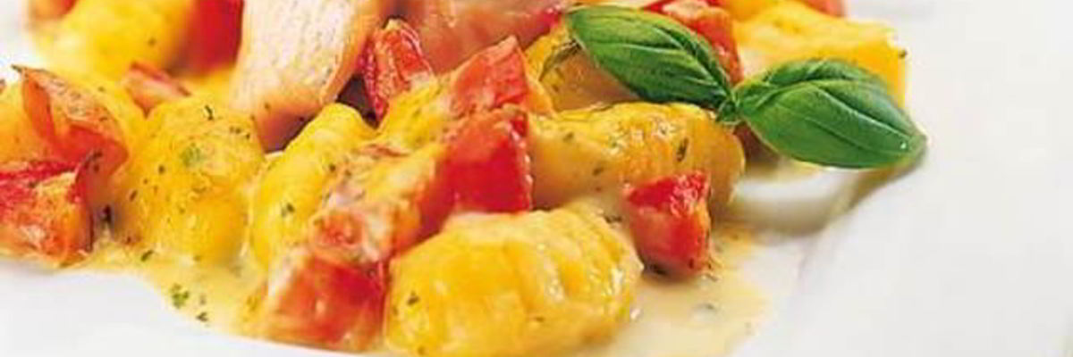 Рецепт Запеканки из камбалы и ньокков