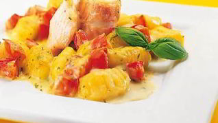 Рецепт Запеканки из камбалы и ньокков