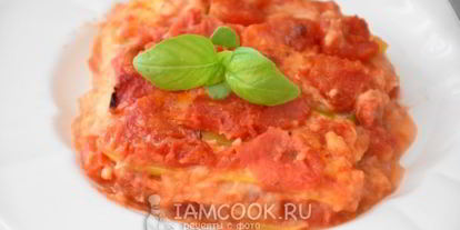 Шаг 12: запеканки из цукини с томатным соусом