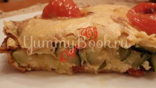 Рецепт Запеканки из цукинни на блинчиках