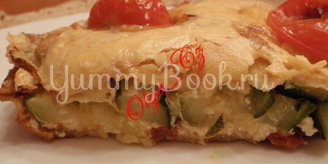 Рецепт Запеканки из цукинни на блинчиках