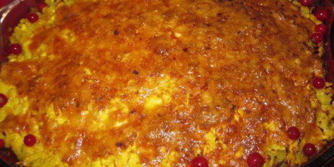 Рецепт запеканки из тыквы с мясным фаршем