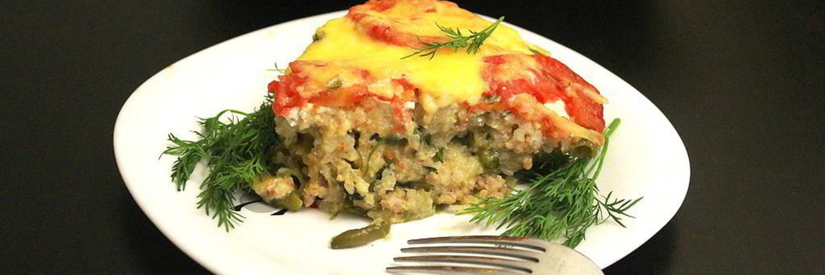 Рецепт Запеканки из зеленой фасоли
