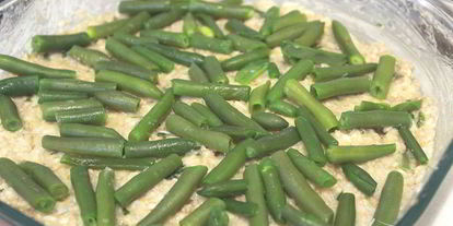 Шаг 3: запеканки из зеленой фасоли