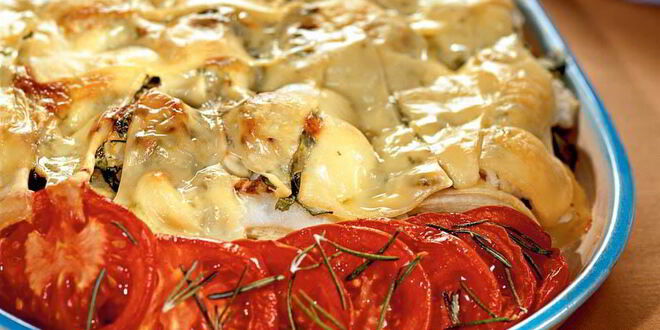 Рецепт запеканки под сырной корочкой