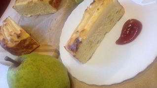 Рецепт Запеканки с бананом и грушей