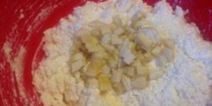 Шаг 3: запеканки с бананом и грушей