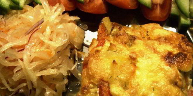 Рецепт Запеканки с картофелем, овощами и фаршем