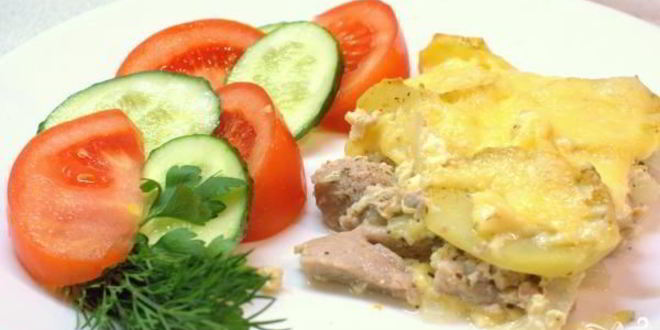 Рецепт Запеканки со свининой в духовке