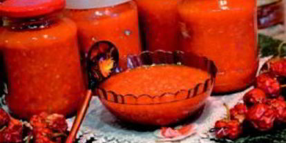 Шаг 2: аджики беза помидорова ны зиму