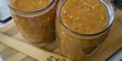 Шаг 8: аджики из помидоров и перца с чесноком