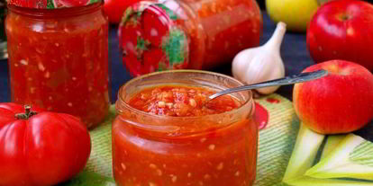 Шаг 5: аджики из помидоров и яблок