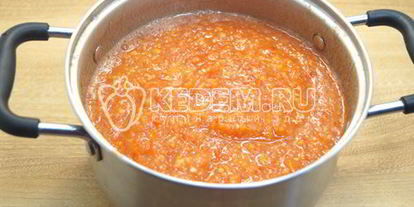 Шаг 2: аджики на зиму с яблоками