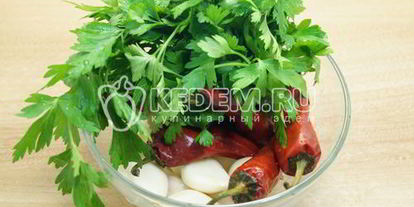 Шаг 4: аджики на зиму с яблоками