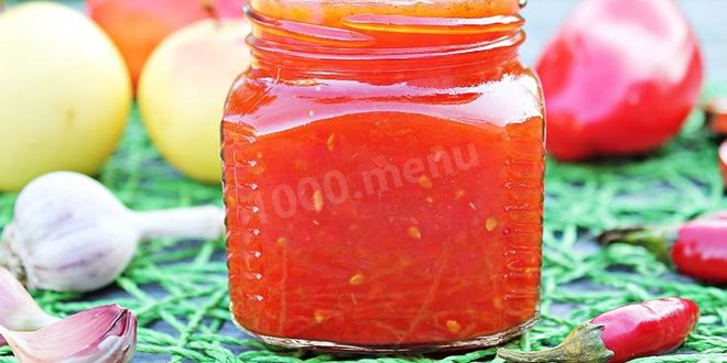 Рецепт аджики пальчики оближешь с яблоками