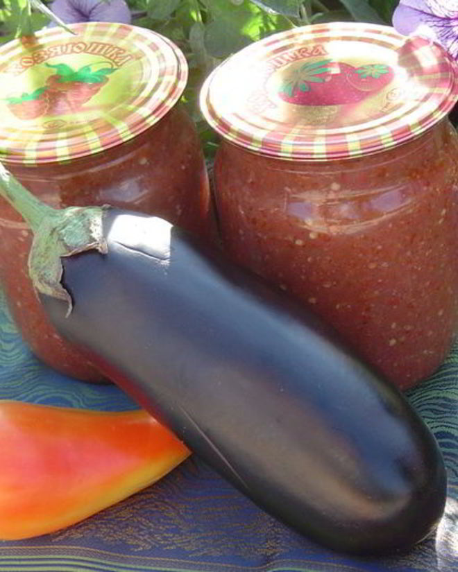 Рецепт аджики с баклажанами