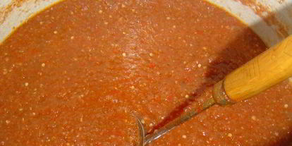 Шаг 3: аджики с баклажанами