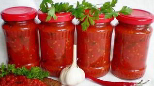 Рецепт Аджики с уксусом