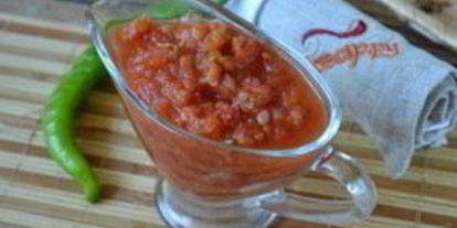 Шаг 5: аджики с яблоками и помидорами на зиму