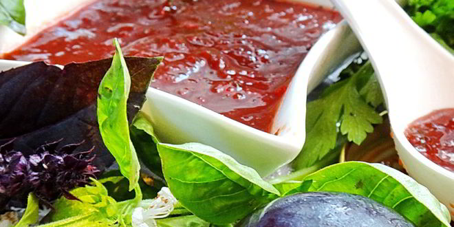 Рецепт аджики со сливами