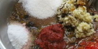 Шаг 2: аджики со сливами