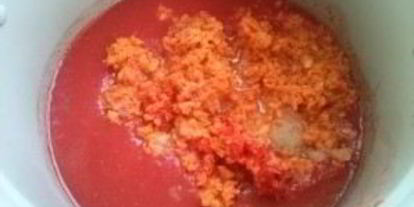 Шаг 3: аджики вареной