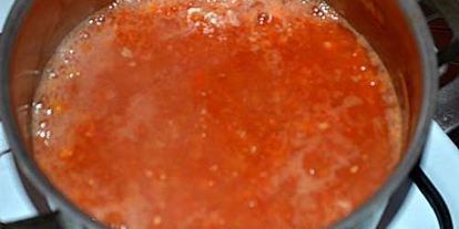 Шаг 3: баклажанов в аджике