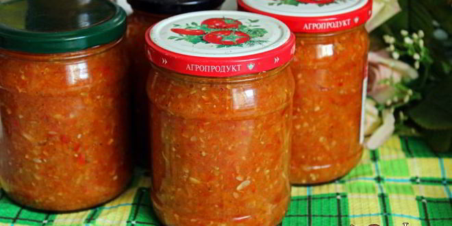 Рецепт кабачковой аджики