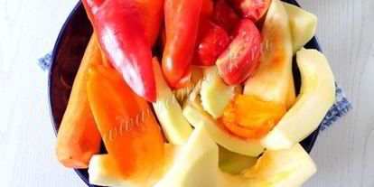 Шаг 2: классической аджики из кабачков на зиму