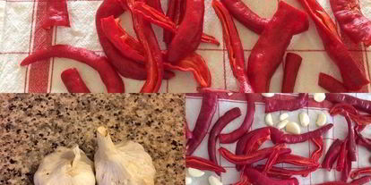 Шаг 1: красной аджики