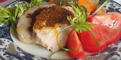 Шаг 4: мясной трапезы с аджикой