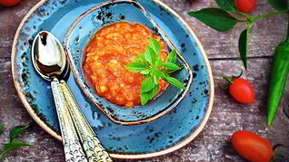 Рецепт Острой аджики из кабачков