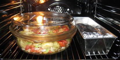 Шаг 2: печеного мяса в аджике