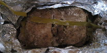 Шаг 3: печеного мяса в аджике