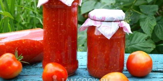 Рецепт вареной аджики на зиму