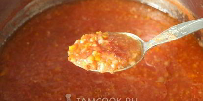 Шаг 4: вареной аджики на зиму