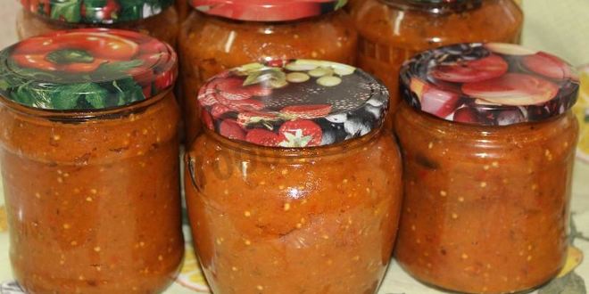 Рецепт баклажановой икры на зиму бабусина