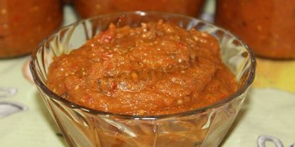 Шаг 12: баклажановой икры на зиму бабусина