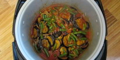 Шаг 9: баклажанов с фасолью на зиму