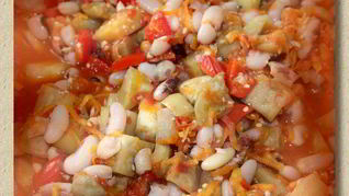 Рецепт Баклажанов с фасолью