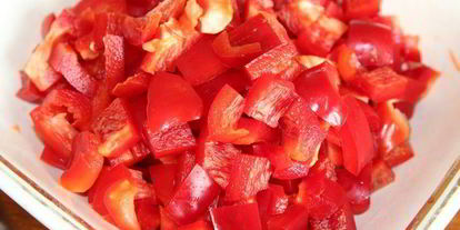 Шаг 2: баклажанов с фасолью