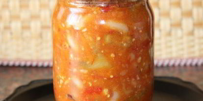 Шаг 7: баклажанов с фасолью