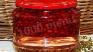 Рецепт Брусники на воде с сахаром