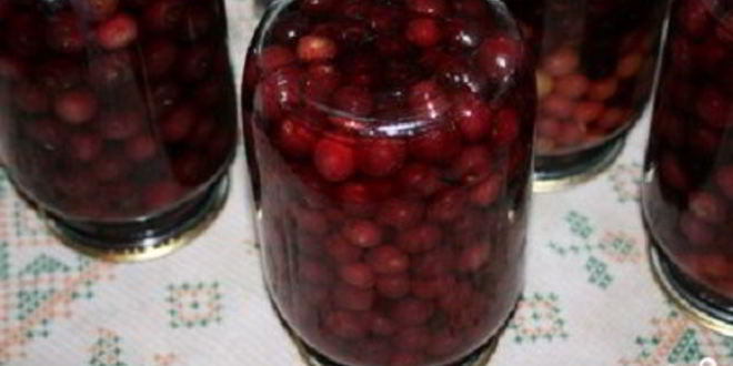 Рецепт Черешни на зиму без сахара