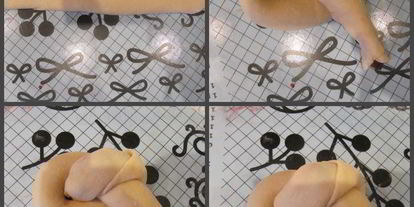 Шаг 6: булочек-узелков с джемом