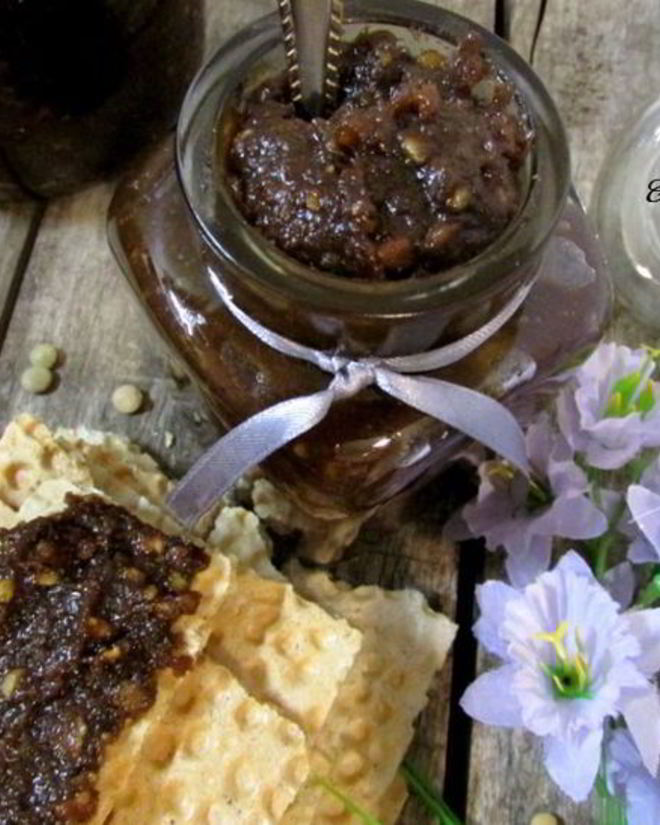 Рецепт чечевичного джема с орехами